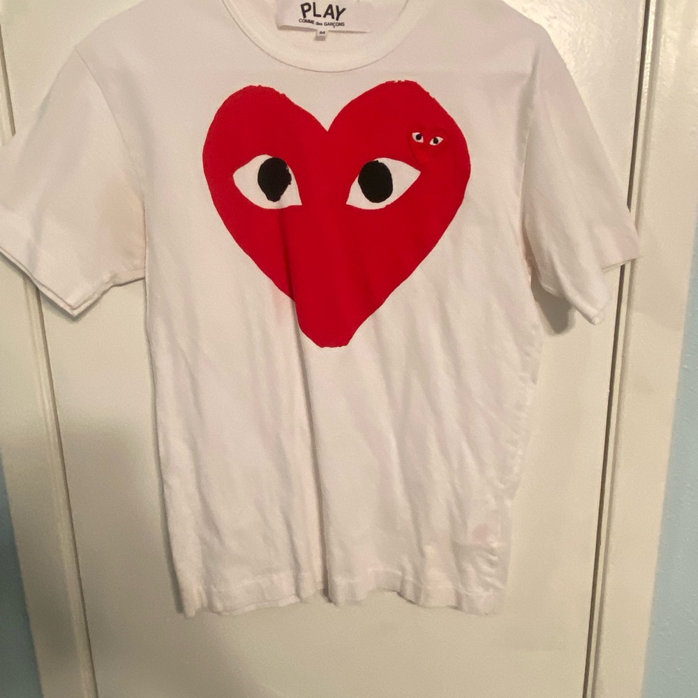 Comme des Garçons PLAY Big Heart T-Shirt 'White’